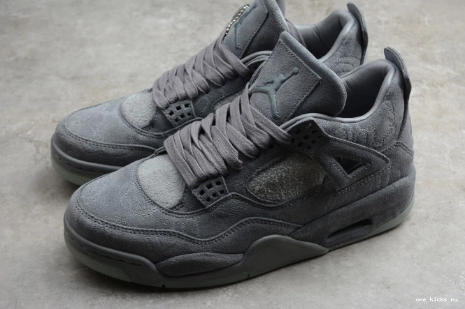 Rep KAWS Air Jordan Grey x Cool 4 930155-003 0814